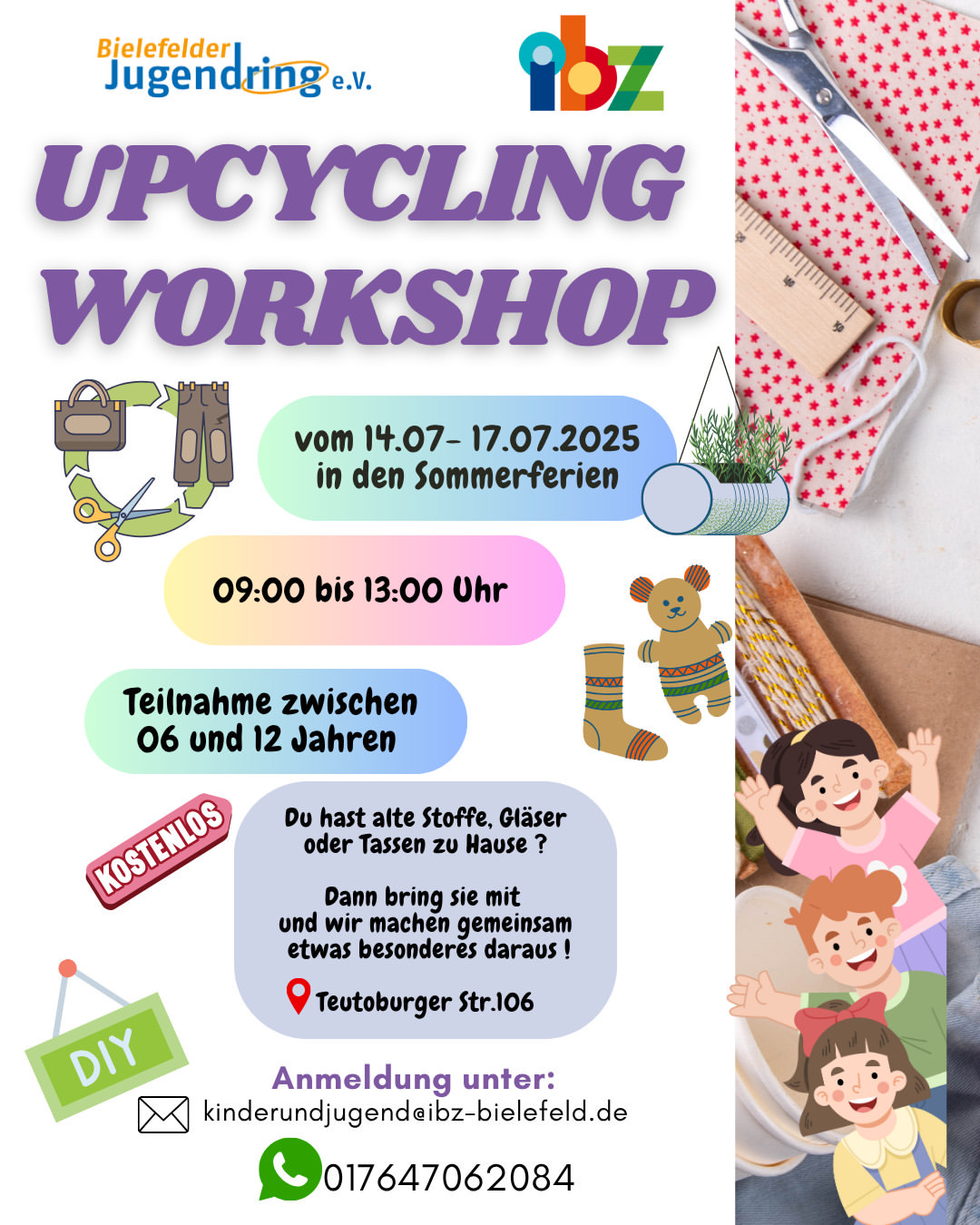 Upcycling event poster